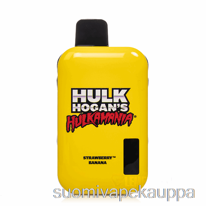 Vape Suomi Hulk Hogan Joukkomania 8000 Kertakäyttöinen Mansikkabanaani